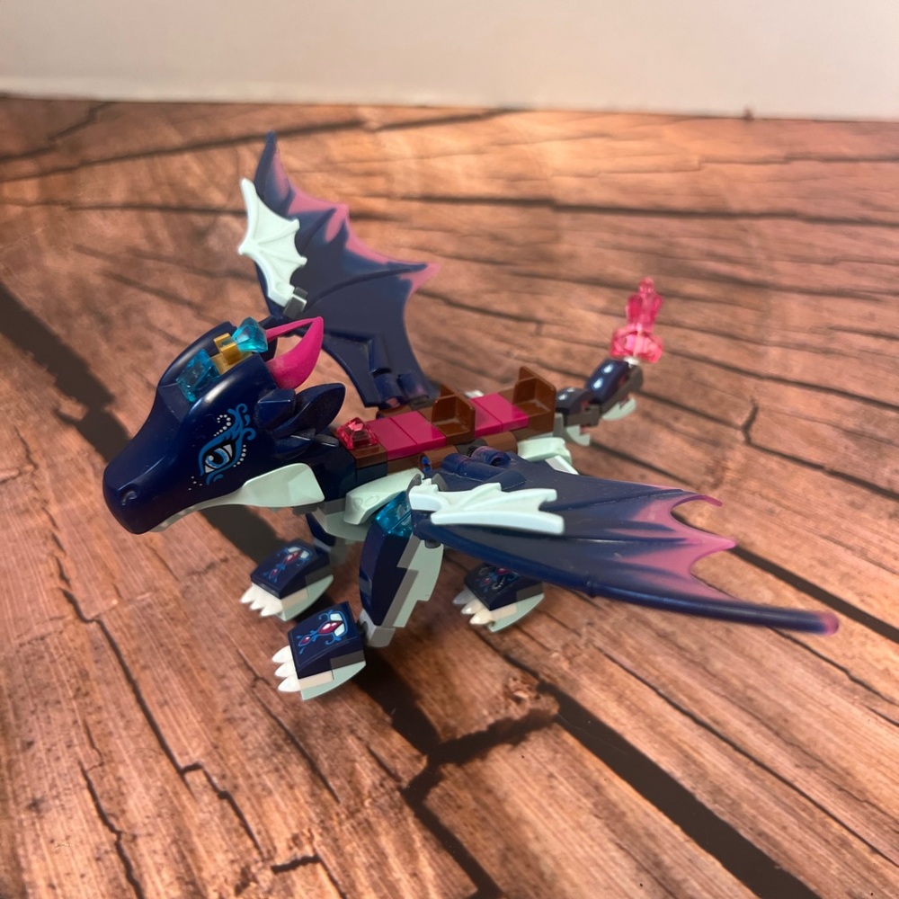 Lego Elves Rosalyns Helbredende Fantasy Dragon Building Toy -‎ Blue and Pink